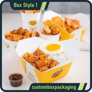Custom Fried Chicken Boxes
