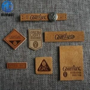 custom leather tags